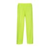 Rainshield Overtrousers yellow waterproof polyester rain pants with reflective safety visibility