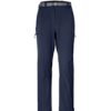 StrideCore Outdoor Pants navy front view with flexible fabric