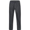 TrailForm Nylon Hiking Pants grey front view with articulated knees and adjustable waistband
