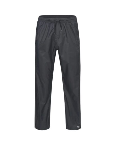 TrailForm Nylon Hiking Pants grey front view with articulated knees and adjustable waistband