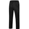 TrailForm Nylon Hiking Pants black side view with secure pockets and articulated knees